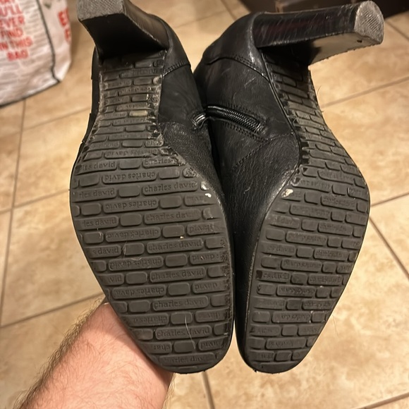 Charles David soft supple leather boot size 10 medium excellent condition - Picture 2 of 8